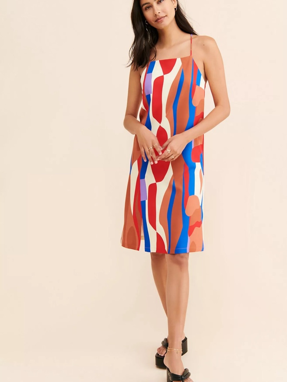 Anthropologie Hosbjerg Greta Adele Slip Dress- Multi. Size S - Picture 13 of 13